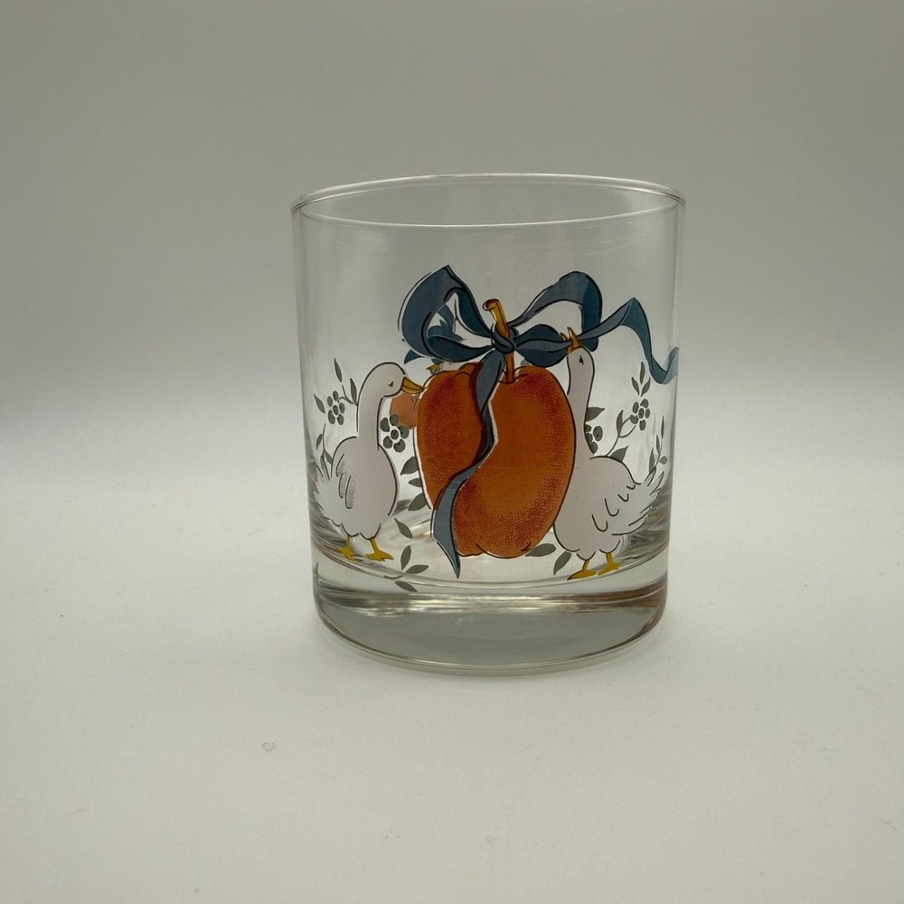 Vintage International China Marmalade Goose 8 oz Juice Glasses 4 Available